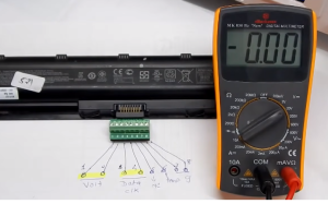 how to test laptop battery with multimeter
