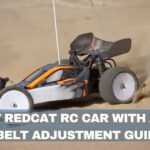 boost redcat rc car with a quick belt adjustment guide